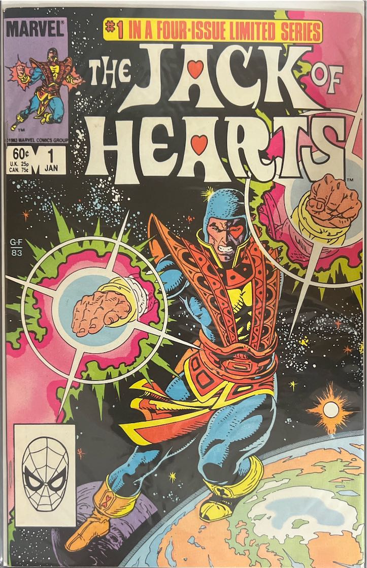 The Jack of Hearts, #001, (Marvel, 1983) - Direct Sales