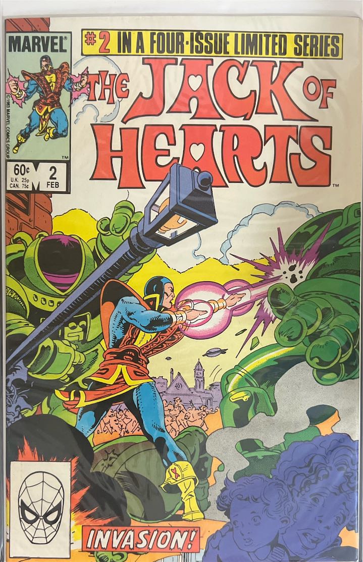 The Jack of Hearts, #002 (Marvel, 1984) - Direct Sales