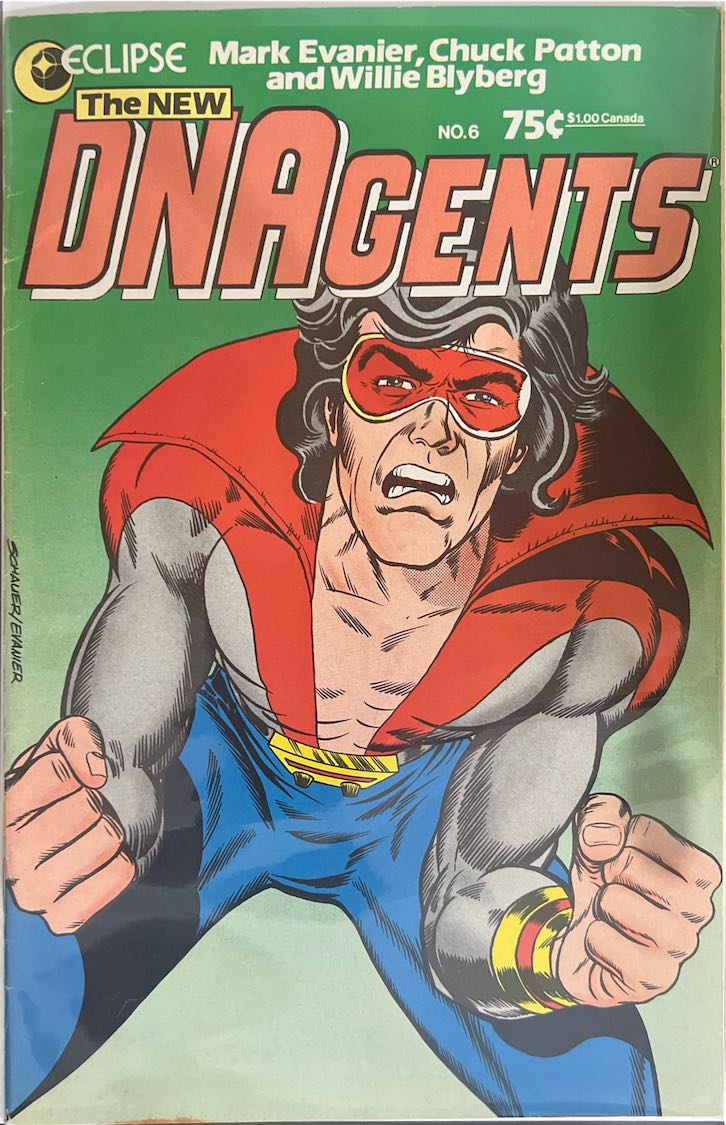 DNAgents, #006, The New DNAgents (Eclipse Comics, 1983) - Direct Sales Edition