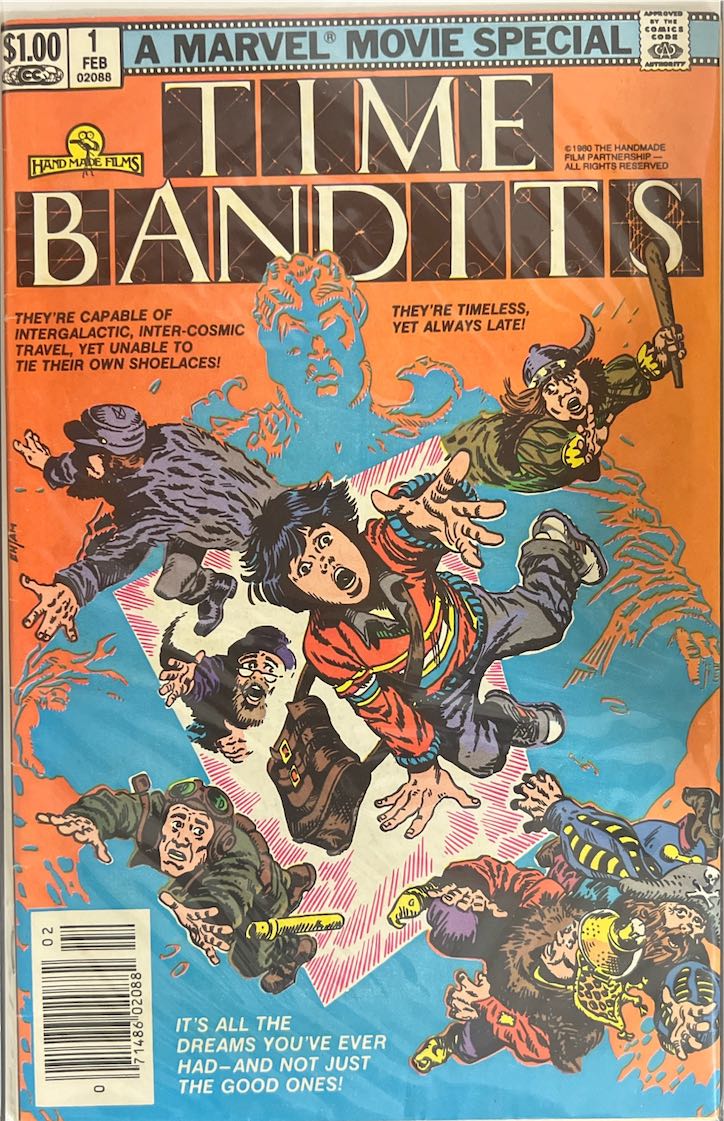 Time Bandits, #001, A Marvel Movie Special (Marvel, 1982) - Newsstand Edition