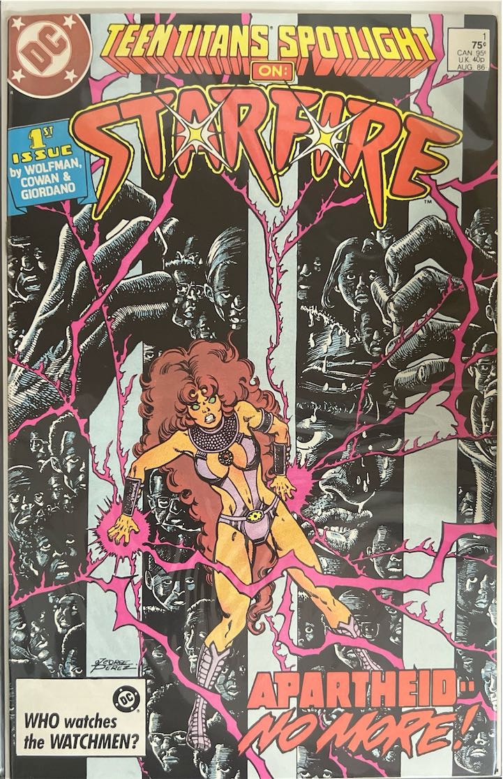 Teen Titans Spotlight on Starfire, #001 (DC Comics, 1986) - Direct Sales