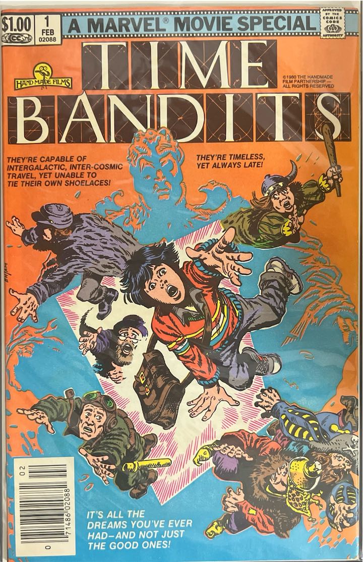 Time Bandits, #001, A Marvel® Movie Special (Marvel Comics, 1982) - Direct Edition