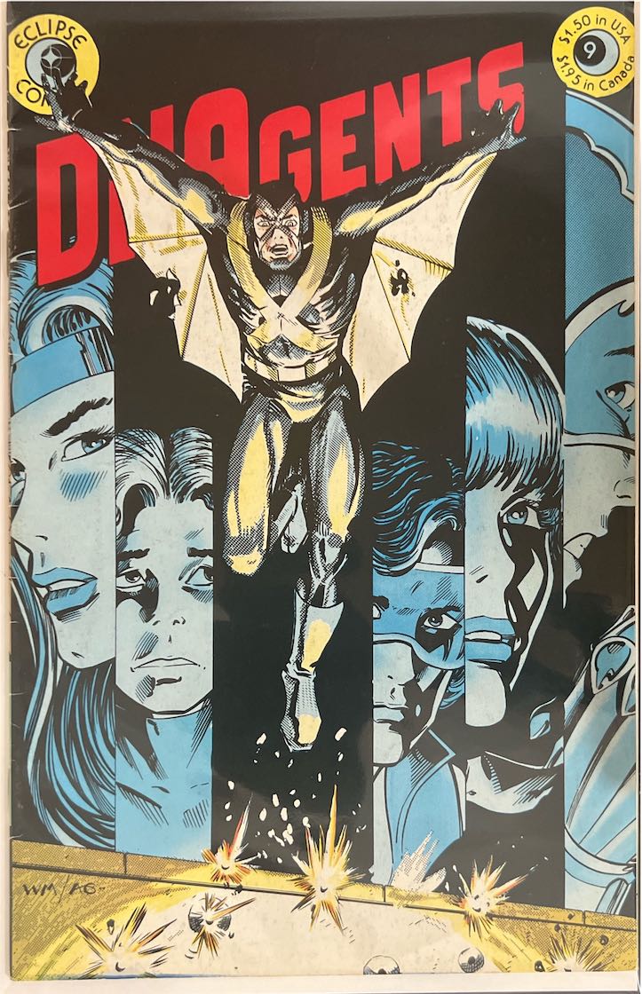 DNAgents, #009, (Eclipse Comics, 1984) - Direct Sales