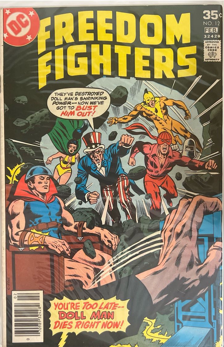 Freedom Fighters, #012 (DC Comics, 1977) - Newsstand Edition