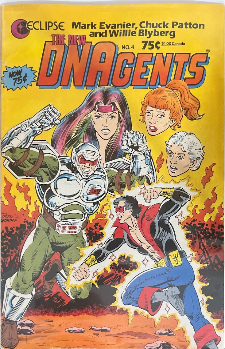 The New DNAgents, #004 (Eclipse Comics, 1983) - Direct Sales Edition