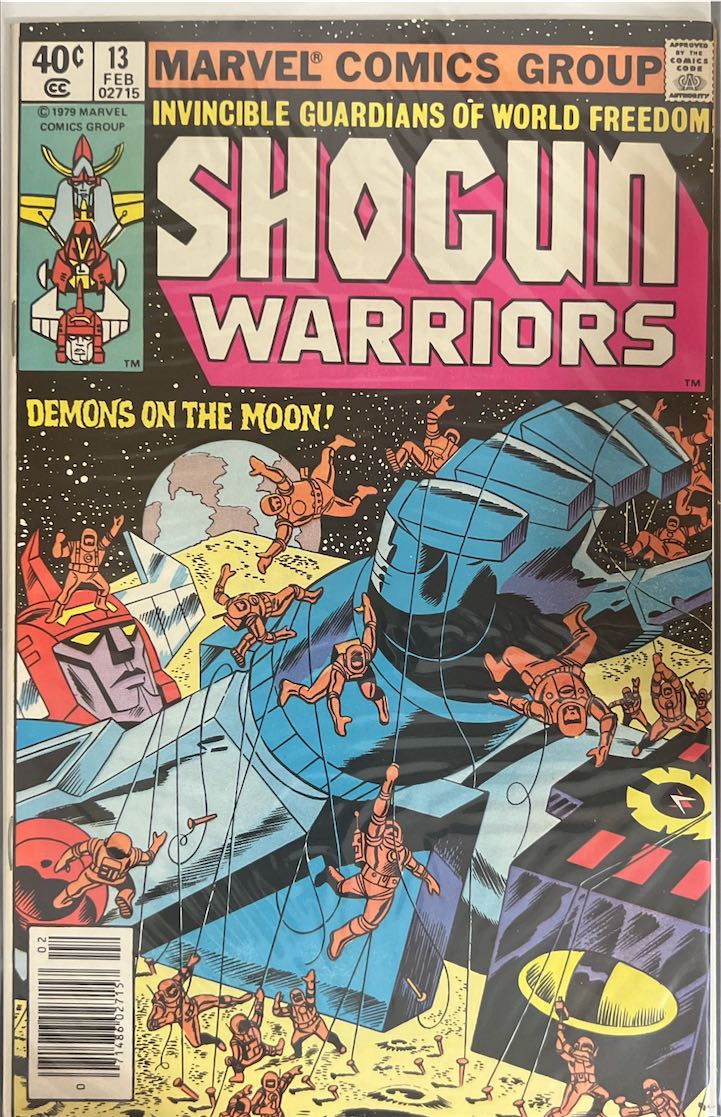 Shogun Warriors, #013, Demons on the Moon! (Marvel Comics, 1979) - Newsstand Edition