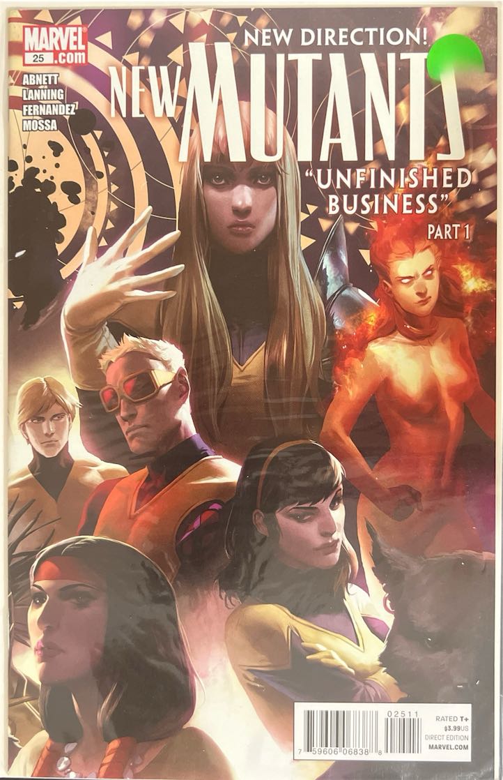 New Mutants, #025, "Unfinished Business" Part 1 (Marvel, 2011) - Direct Edition