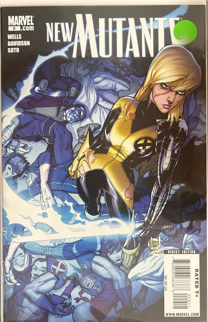 New Mutants, #009, Adam Kubert Variant Cover (Marvel, 2009) - Direct Sales