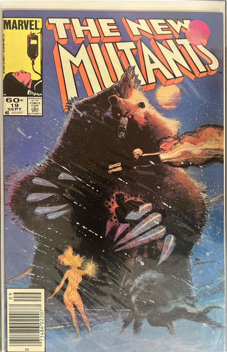 The New Mutants, #019, (Marvel, 1984) - Direct Sales