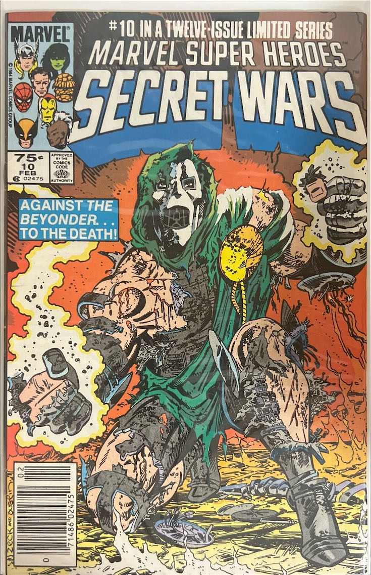 Marvel Super Heroes Secret Wars, #010, Against the Beyonder... To the Death! (Marvel, 1985)