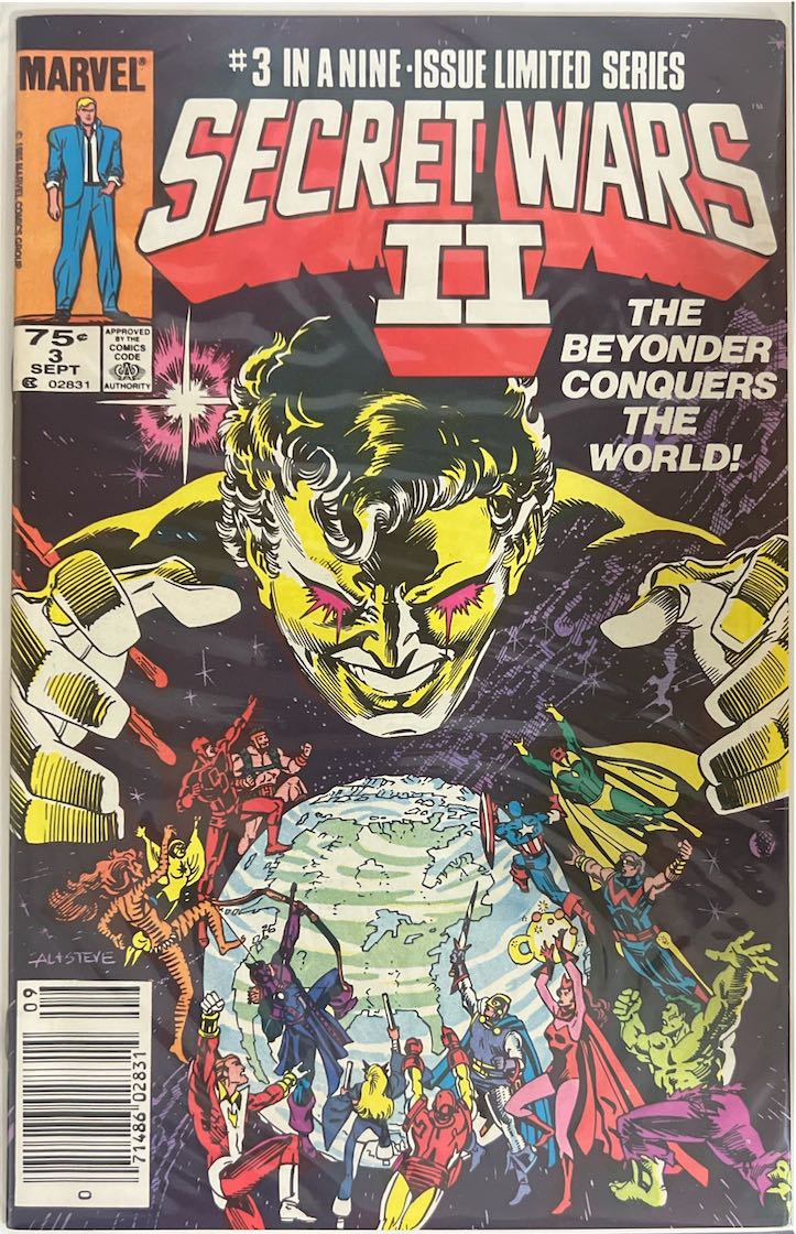 Secret Wars II, #003, The Beyonder Conquers the World! (Marvel, 1985) - Direct Sales