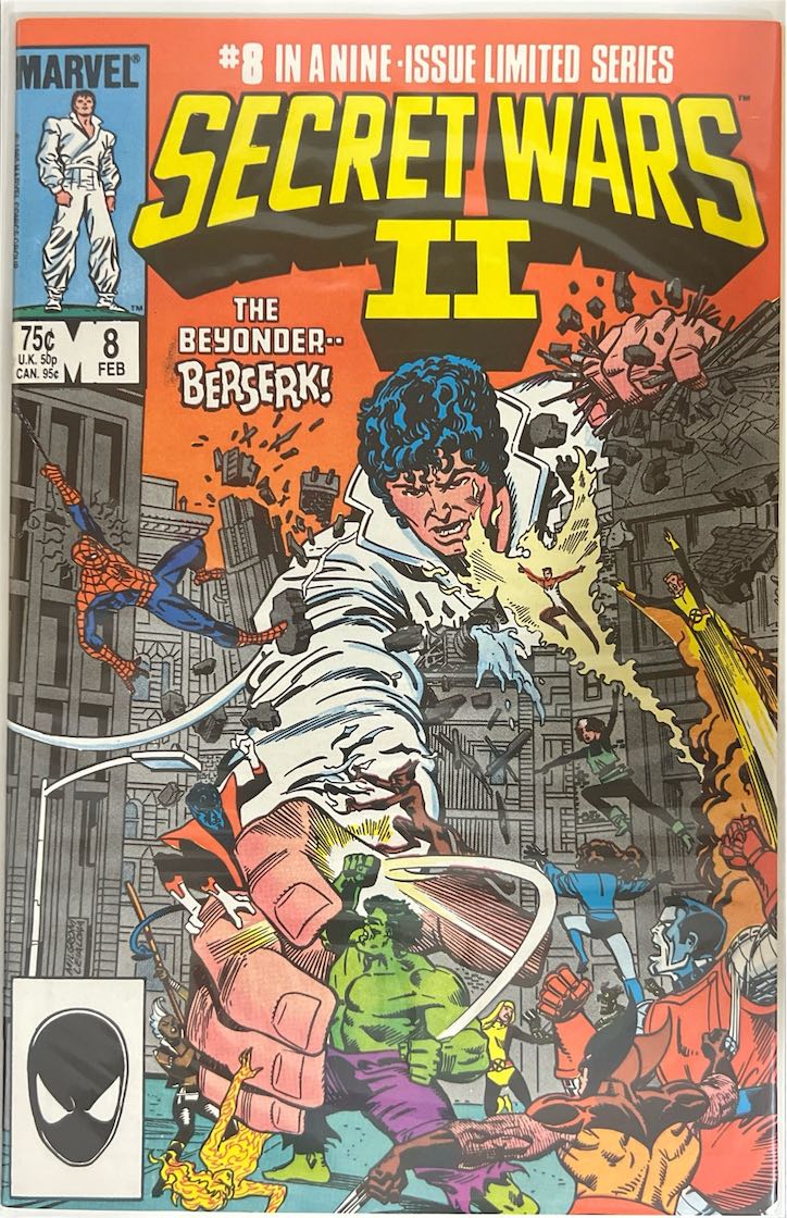 Secret Wars II, #008, The Beyonder...Berserk! (Marvel, 1985) - Direct Sales