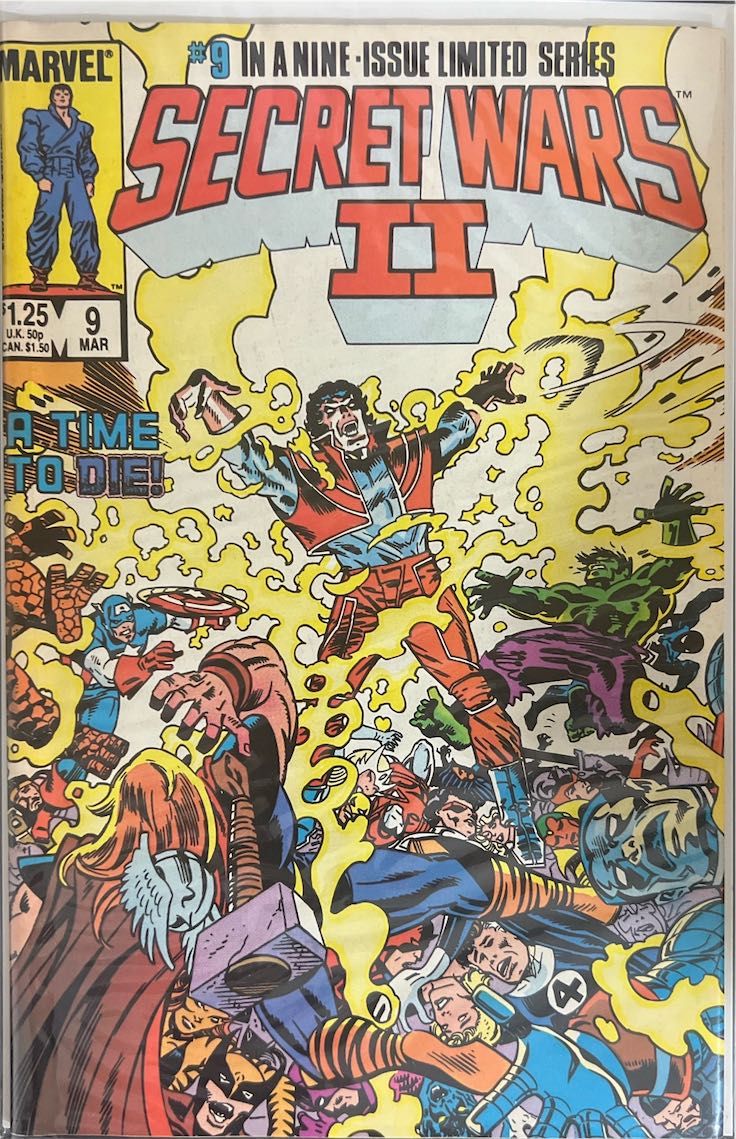 Secret Wars II, #009, A Time to Die! (Marvel, 1986) - Direct Sales