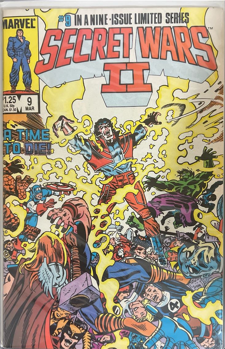 Secret Wars II, #009, A Time to Die! (Marvel, 1986) - Direct Edition