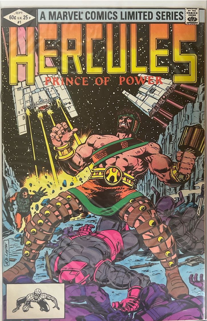 Hercules, #001, Prince of Power (Marvel Comics, 1982) - Newsstand Edition