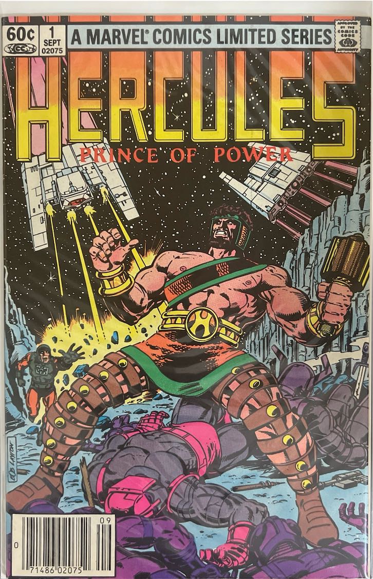 Hercules, #001, Prince of Power (Marvel Comics, 1982) - Newsstand Edition