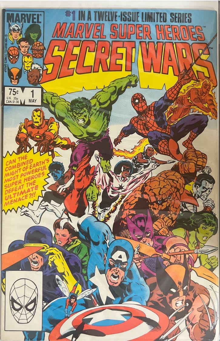 Marvel Super Heroes Secret Wars, #001 (Marvel, 1984) - Direct Sales