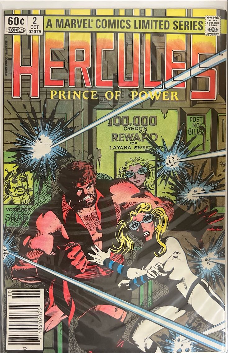 Hercules: Prince of Power, #002 (Marvel Comics, 1982) - Direct Sales