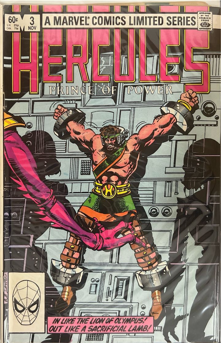 Hercules: Prince of Power, #003, (Marvel Comics, 1982) - Direct Sales