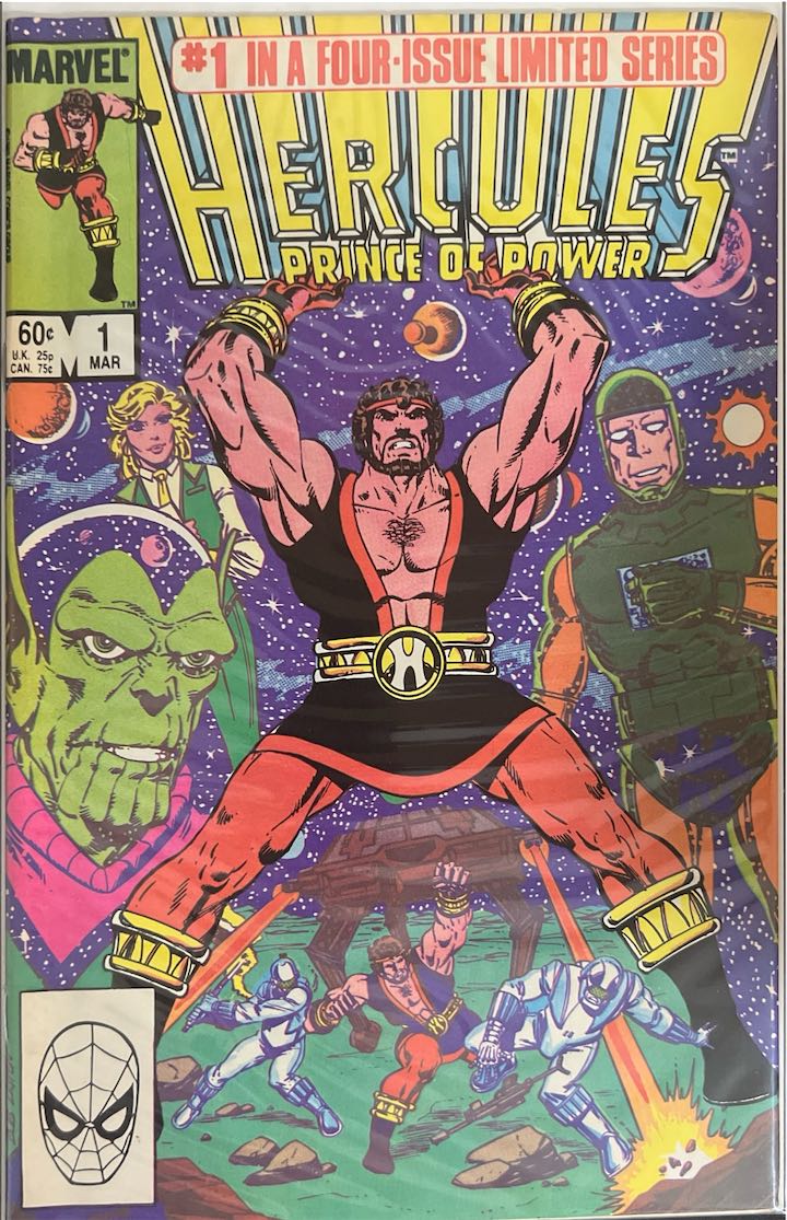 Hercules: Prince of Power, #001, (Marvel, 1982) - Direct Sales