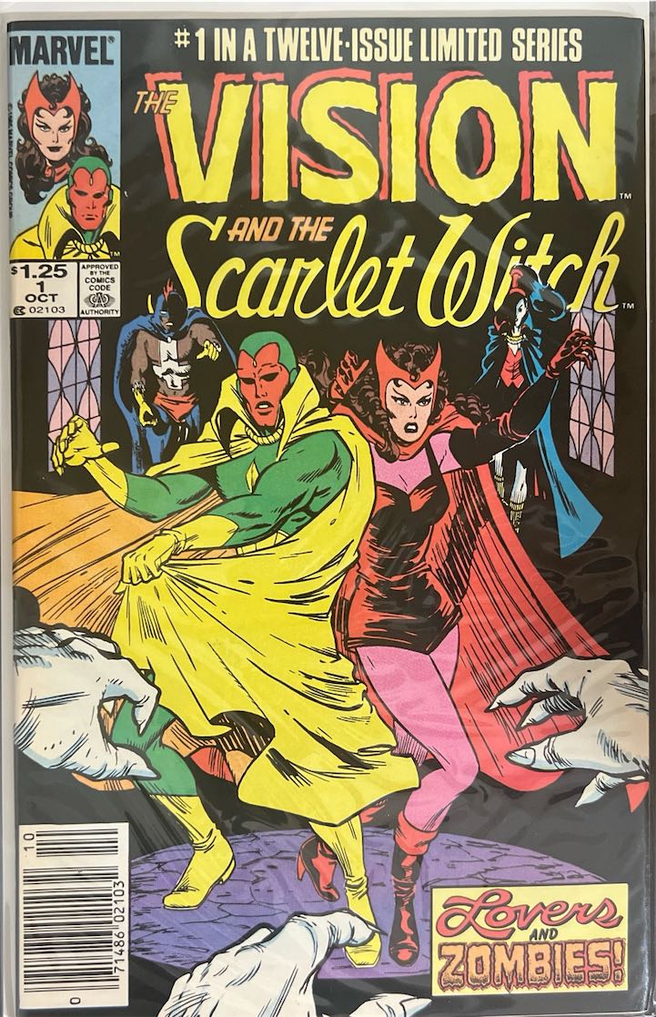 The Vision and the Scarlet Witch, #001, Lovers and Zombies! (Marvel, 1985) - Direct Sales