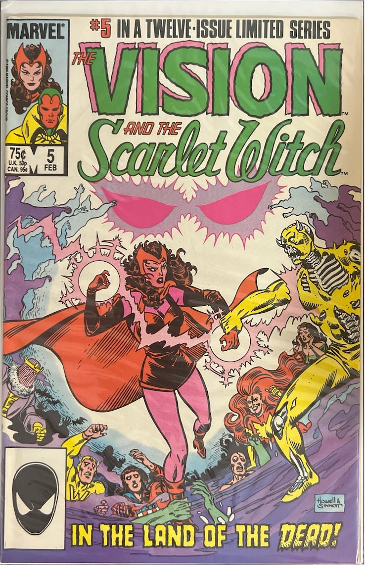 The Vision and The Scarlet Witch, #005, In the Land of the Dead! (Marvel, 1985) - Direct Sales