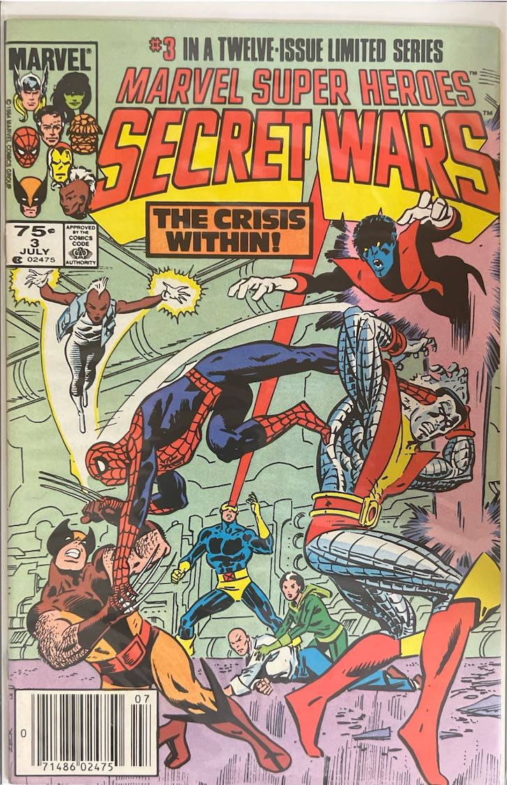 Marvel Super Heroes Secret Wars, #003, The Crisis Within! (Marvel, 1984) - Direct Sales