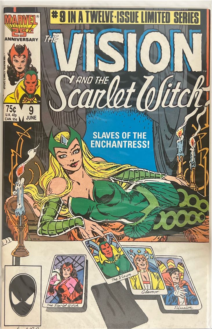 The Vision and the Scarlet Witch, #009, Slaves of the Enchantress! (Marvel, 1986) - Direct Sales