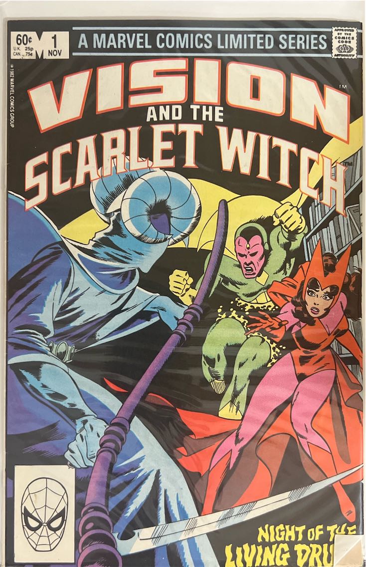 Vision and the Scarlet Witch, #001, Night of the Living Druid (Marvel Comics, 1982) - Direct Sales