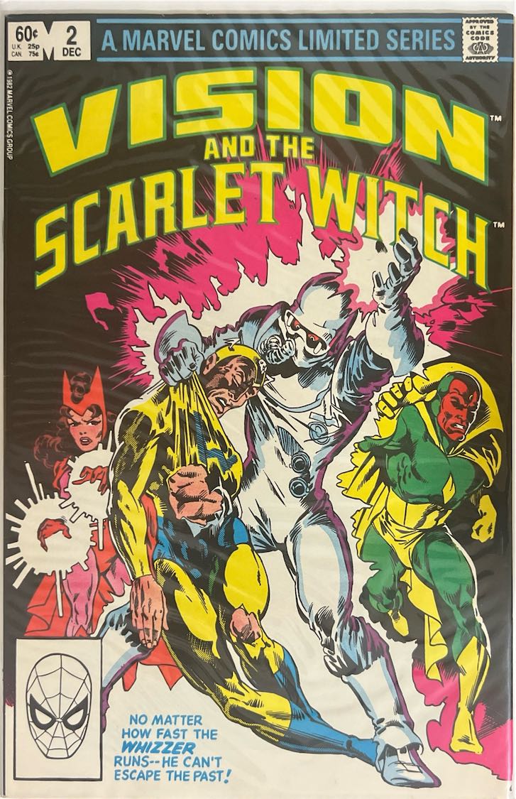 Vision and the Scarlet Witch, #002, No Matter How Fast the Whizzer Runs - He Can't Escape the Past! (Marvel Comics, 1982) - Direct Sales