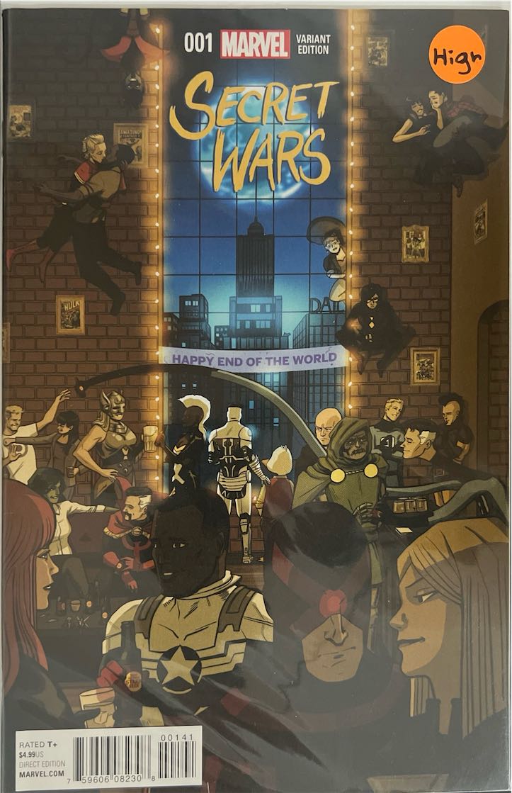 Secret Wars, #001, Happy End of the World (Marvel, 2015) - Variant Edition