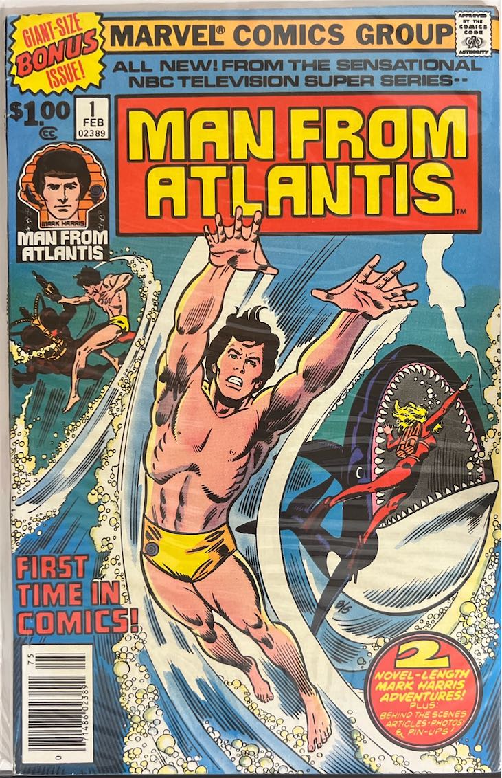 Man from Atlantis, #001, Giant-Size Bonus Issue (Marvel, 1978) - Direct Edition