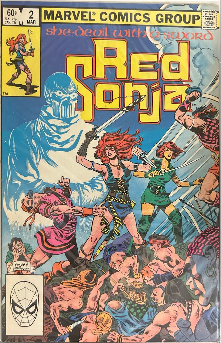 Red Sonja, #002, She-Devil With a Sword (Marvel Comics, 1983) - Direct Sales