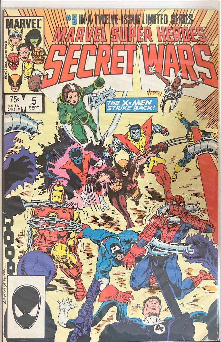 Marvel Super Heroes Secret Wars, #005, The X-Men Strike Back! (Marvel, 1984) - Direct Sales