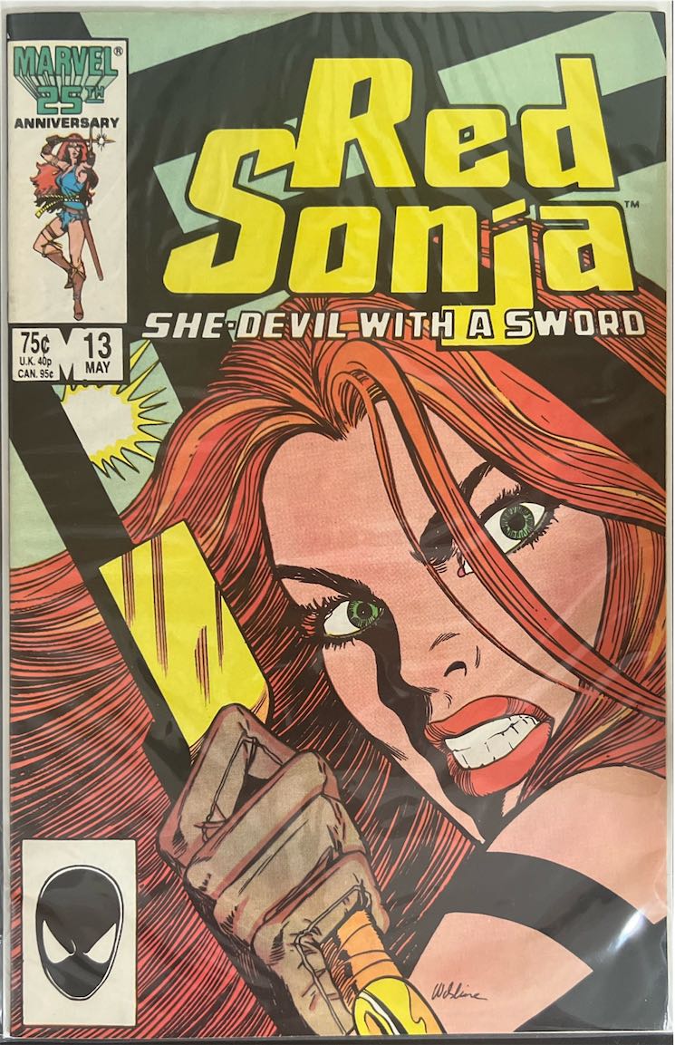 Red Sonja, #013, She-Devil With A Sword (Marvel, 1984) - Newsstand Edition