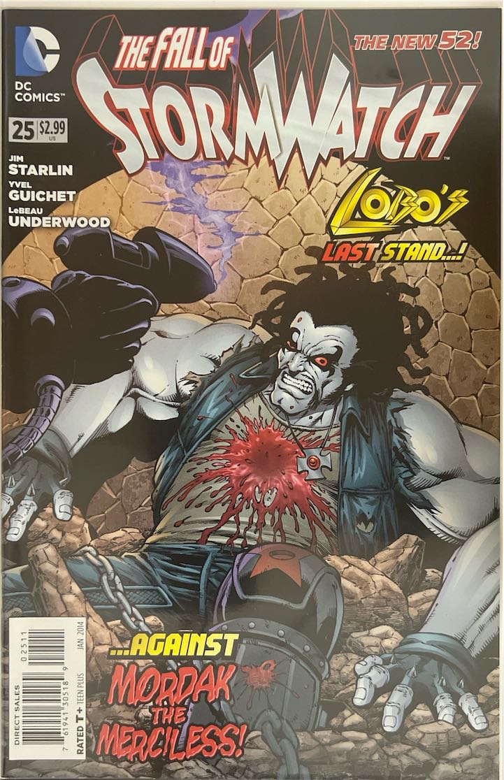 The Fall of Stormwatch, #025, Lobo's Last Stand... (DC Comics, 2014) - Direct Sales