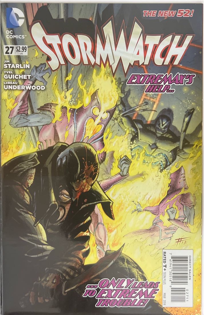 StormWatch, #027, Extremac's Help (DC Comics, 2014) - Direct Sales