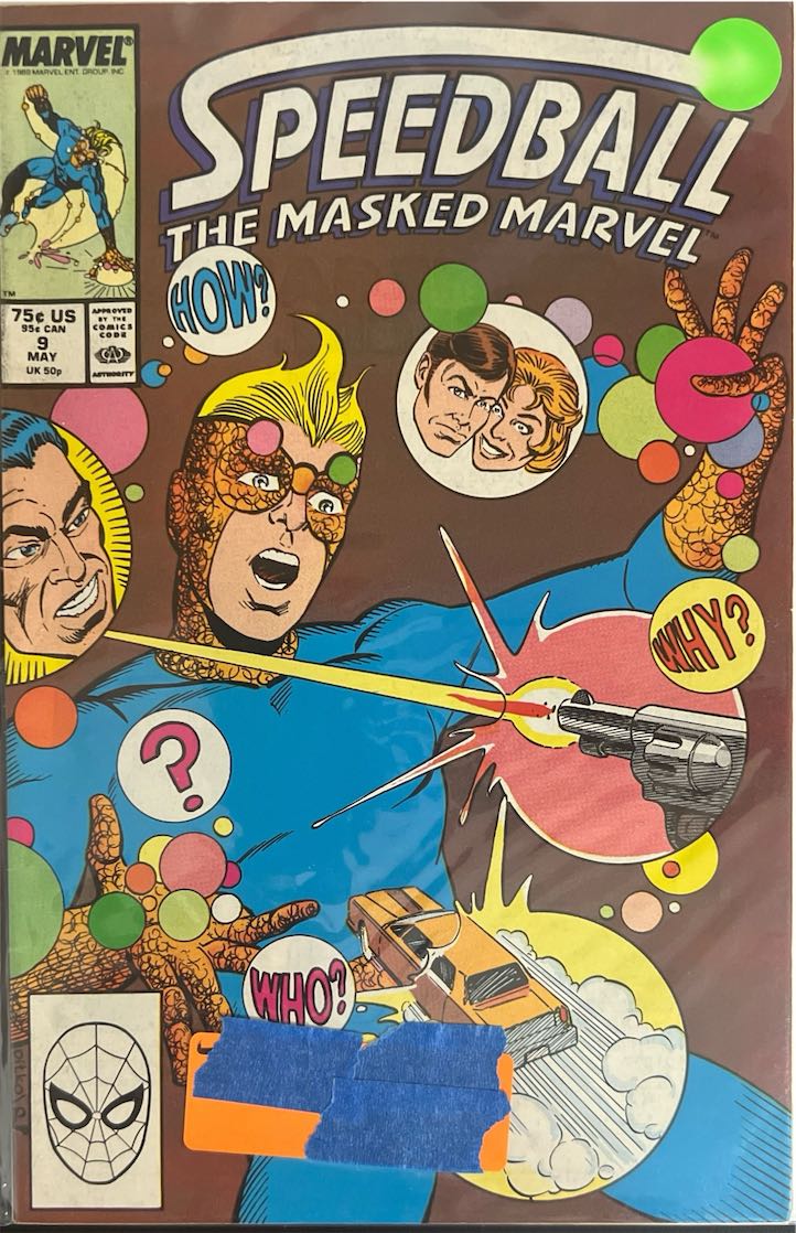 Speedball, The Masked Marvel, #009 (Marvel, 1989)