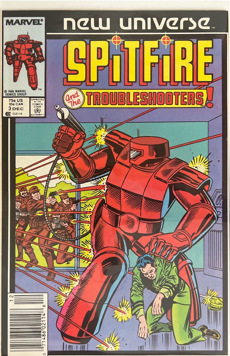 Spitfire and the Troubleshooters, #003, (Marvel, 1986)