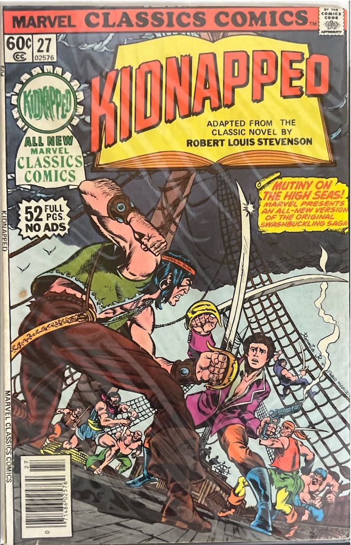 Marvel Classics Comics, #027, Kidnapped (Marvel, 1977)