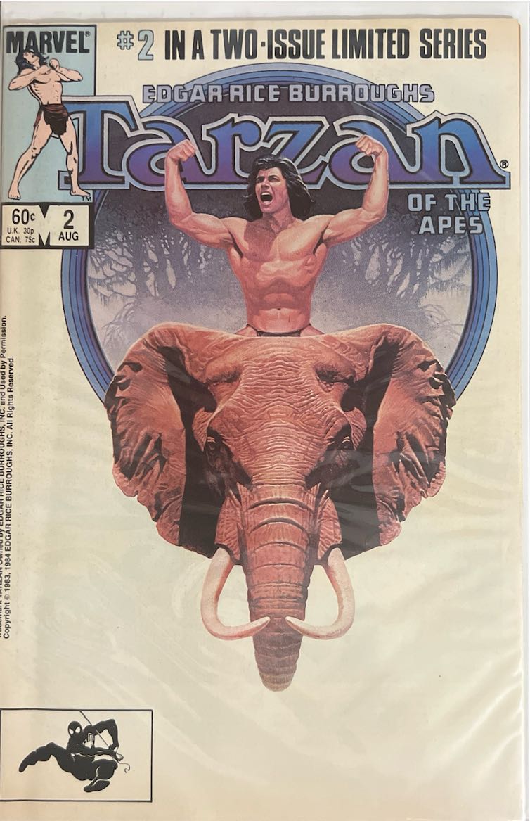 Tarzan of the Apes, #002, Edgar Rice Burroughs' Tarzan (Marvel, 1984)