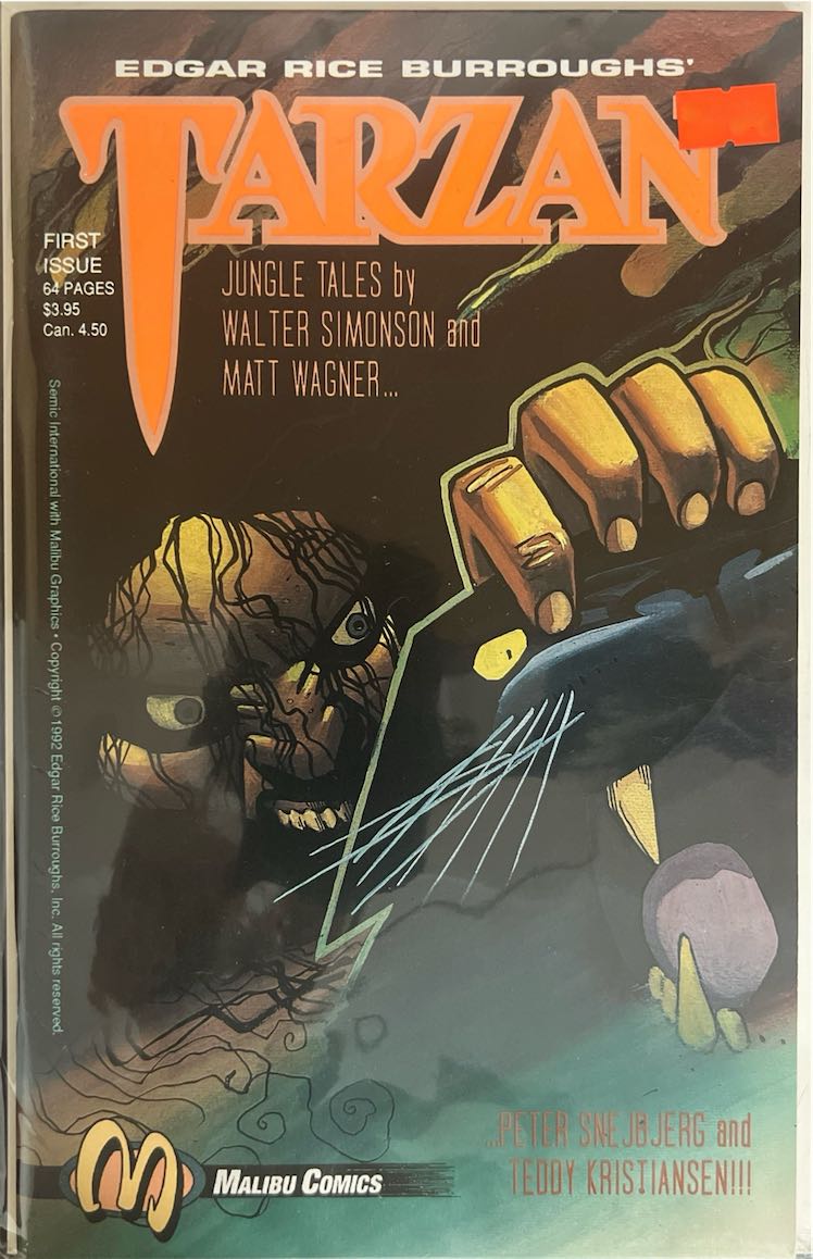 Edgar Rice Burroughs' Tarzan, #001, Jungle Tales (Malibu Comics, 1992)