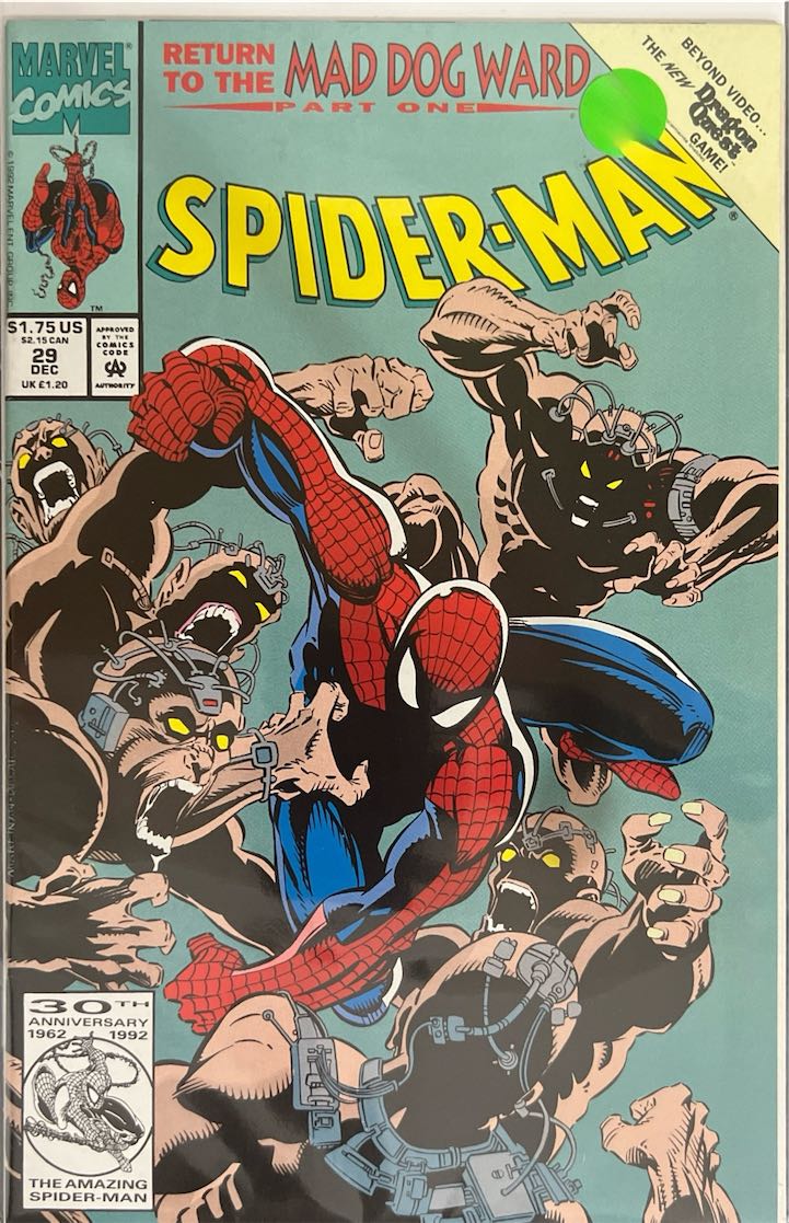 Spider-Man, #029, Return to the Mad Dog Ward: Part One (Marvel Comics, 1992)