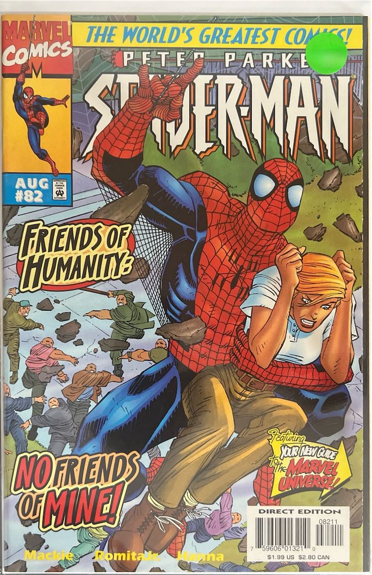 Pete Parker, Spider-Man, #082, Friends of Humanity: No Friends of Mine! (Marvel Comics, 1997)