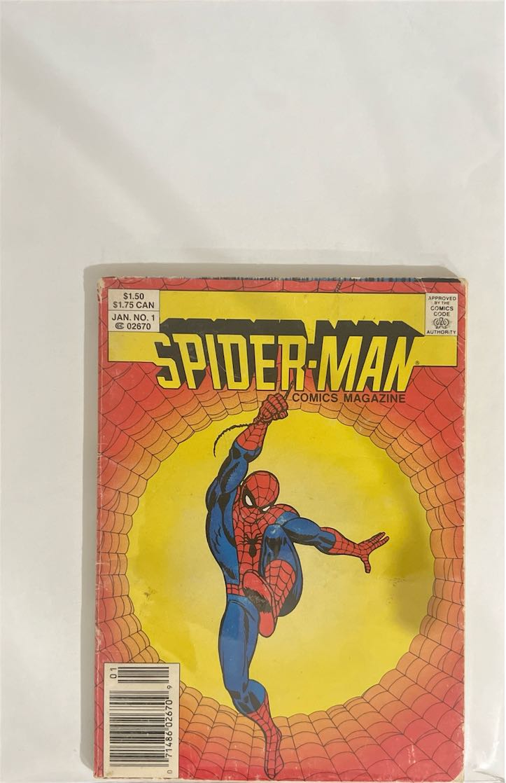 Spider-Man, #001, Comics Magazine (Marvel Comics, 1990)