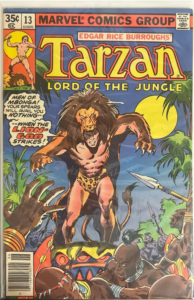 Tarzan, #013, Lord of the Jungle (Marvel Comics Group, 1977)