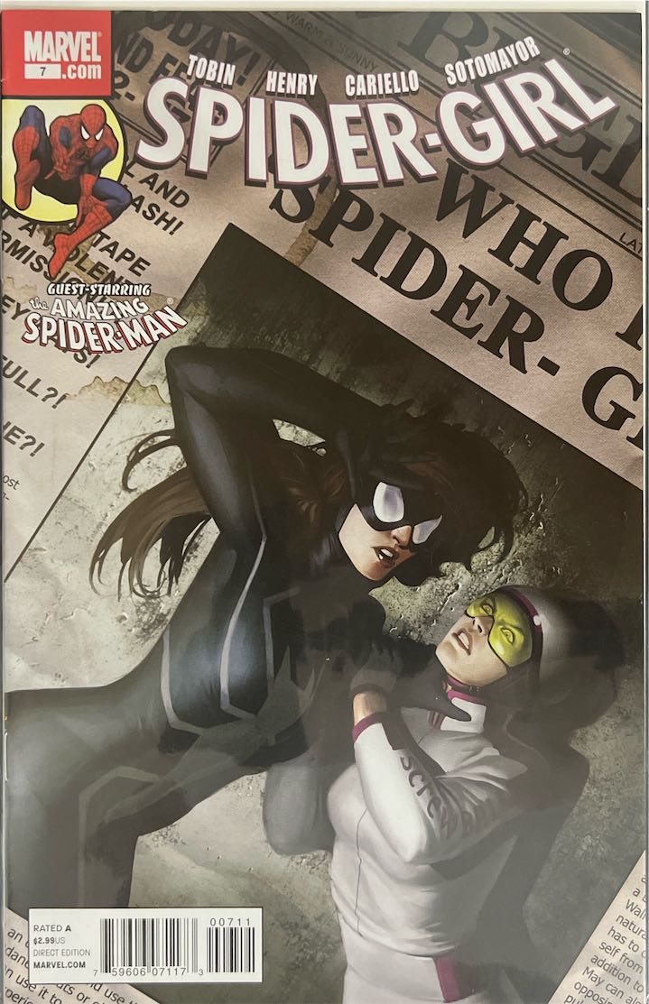 Spider-Girl, #007, Guest-Starring The Amazing Spider-Man (Marvel, 2010)