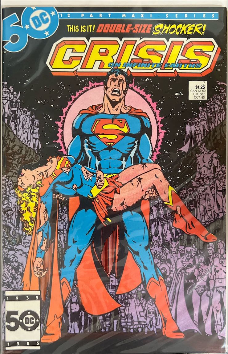 Crisis on Infinite Earths, #007, Double-Size Shocker! (DC Comics, 1985)