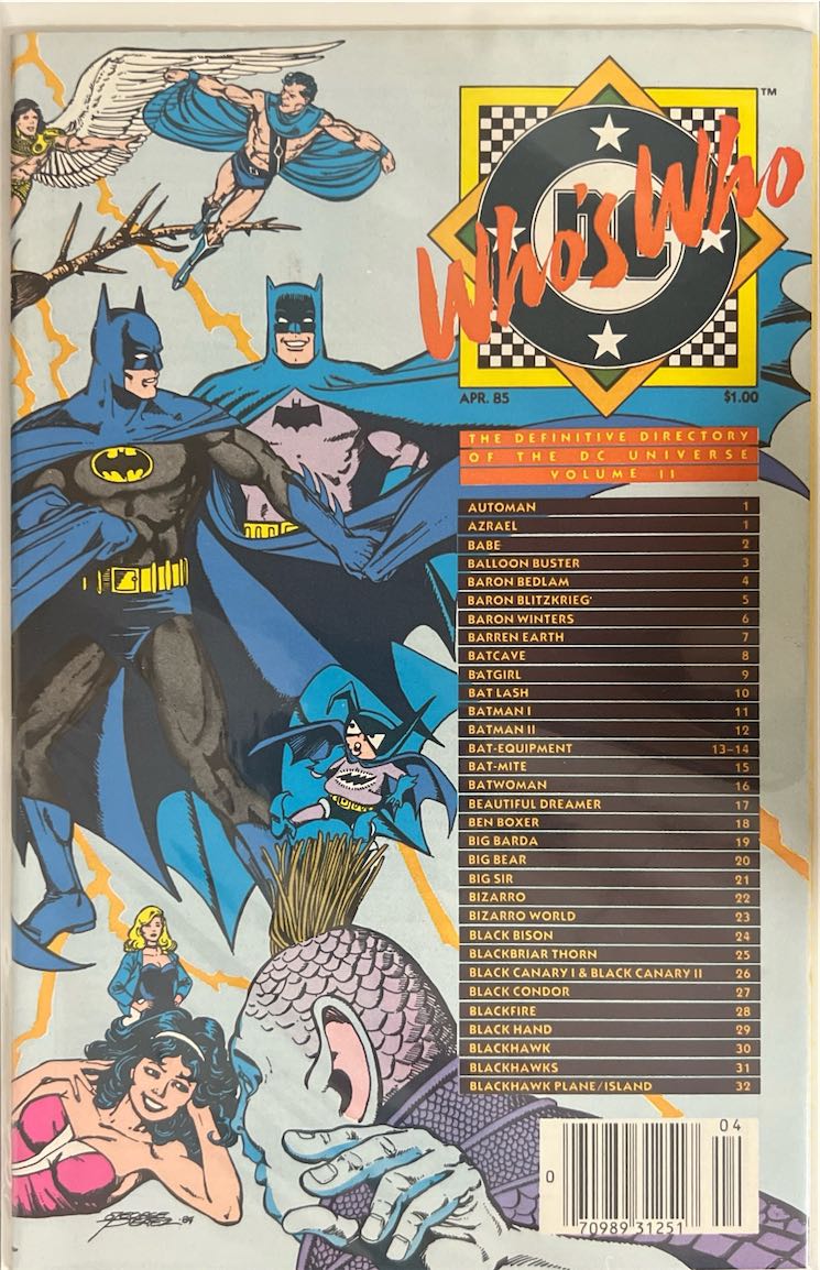 Who's Who: The Definitive Directory of the DC Universe, #002 (DC Comics, 1985)