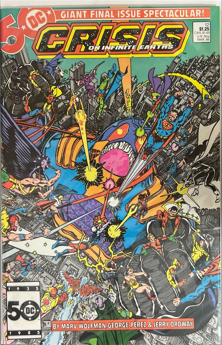 Crisis on Infinite Earths, #012, Giant Final Issue Spectacular! (DC, 1986)